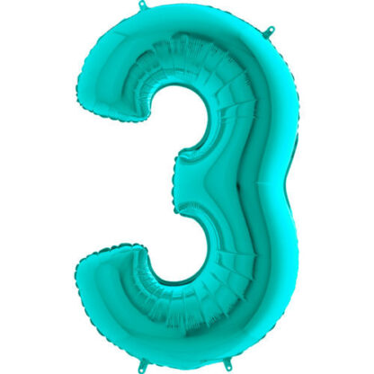 Tiffany Number 3 Balloon - 40" Foil