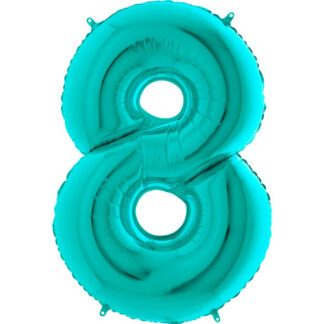 Tiffany Number 8 Balloon - 40" Foil