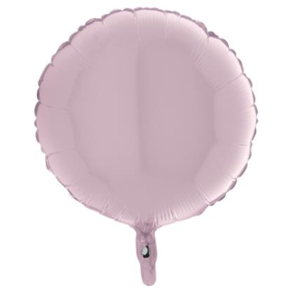 Pink Pastel Round Balloon - 18" Foil