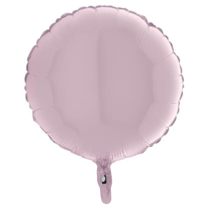Pink Pastel Round Balloon - 18" Foil