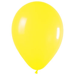 Fashion Solid 020 Yellow Balloons - 5" Latex (100ct)