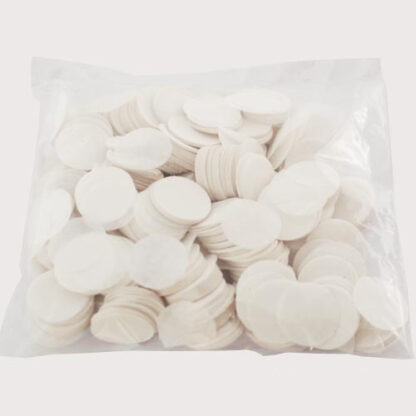 White Paper Dots Confetti - 100g (25mm)