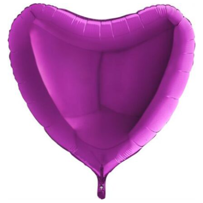 Purple Heart Balloons - 36" Foil (Pkg)