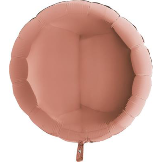 Rose Gold Round Balloon - 36" Foil