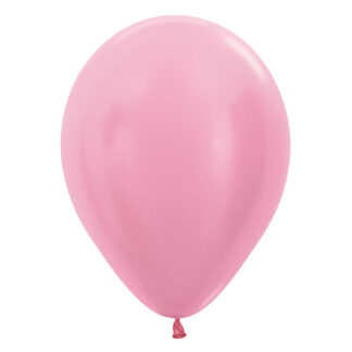 Satin Solid 409 Pink Balloons - 5" Latex (50ct)