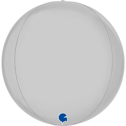 Silver 4D Globe - 11" Foil