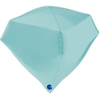 Pastel Blue 4D-Gem Balloon - 18" Foil