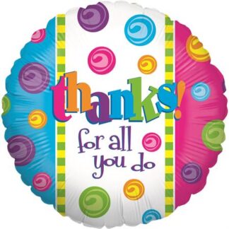 Thanks for all you do Marbles Balloon - 18" Foil