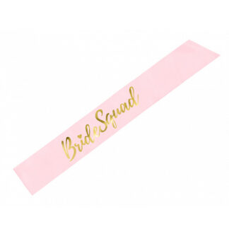 Light Pink Bride Squad Sash - (1ct)