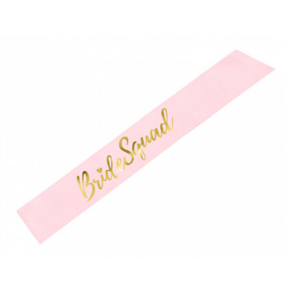 Light Pink Bride Squad Sash - (1ct)