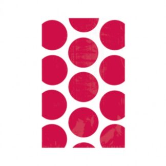 Sweet Treat Bags Apple Red Polka Dots - (10ct)