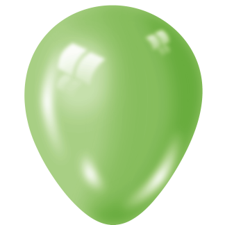 Lime Green Balloons - 12" Latex (100ct)