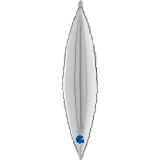 Deco Silver Leaf Balloon - 36" Foil
