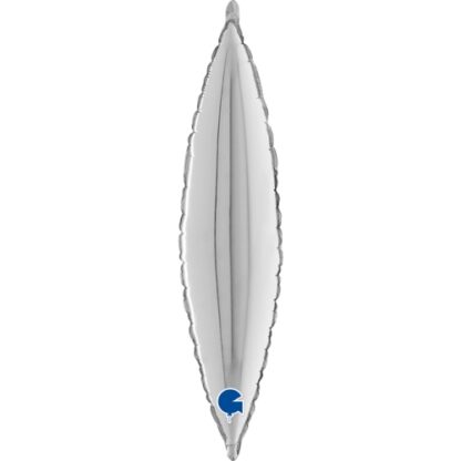 Deco Silver Leaf Balloon - 36" Foil
