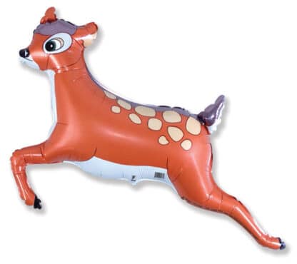 Christmas Gazelle Supershape Balloon - Foil
