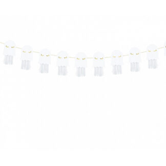 Halloween Paper Ghost Garland