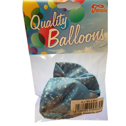 It's A Boy Balloons - 11" Latex (5ct)