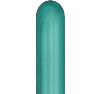 Green Chrome Modelling Balloons - 260Q Latex (100ct)