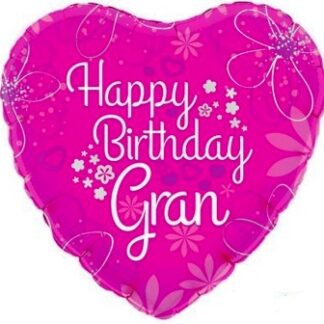 Happy Birthday Gran Balloon - 18" Foil