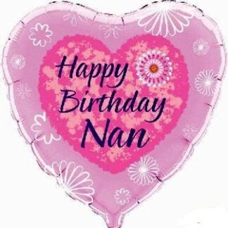 Happy Birthday Nan Balloon - 18" Foil