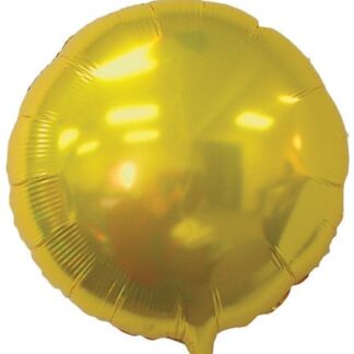 Gold Metallic Round Balloon - 18" Foil