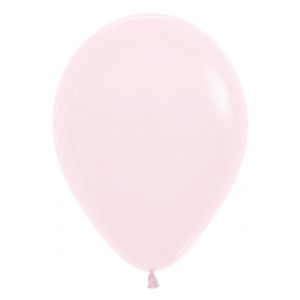 Pastel Matte Solid Pink 609 Balloons - 12" Latex (50ct)