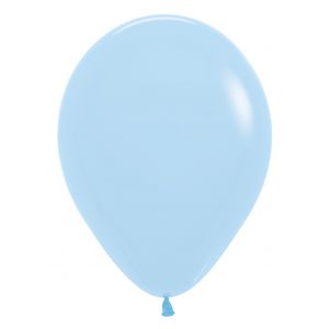 Fashion Pastel 640 Matte Blue Balloons - 5" Latex (50ct)
