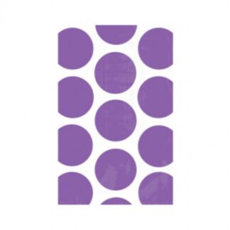 Sweet Treat Bags Purple Polka Dots - (10ct)