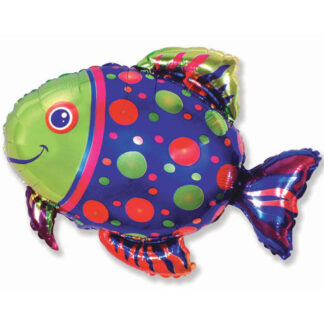 Spot Fish Supershape Balloon - Foil