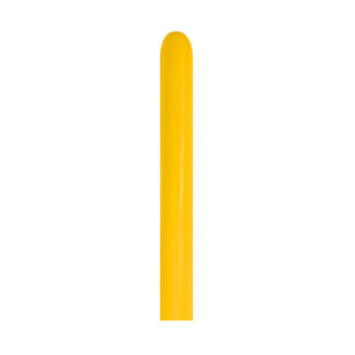Fashion Solid Yellow 020 Modelling Balloon - 260 Latex (50ct)