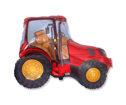 RED Tractor Supershape Balloon - Foil 30" X 37"  76cm X 94cm