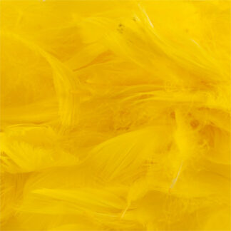Yellow No.11 Decorative Feathers  - (50g) 3"-5"