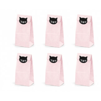 Halloween Cat Treat Bags - (6ct)
