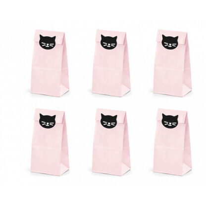Halloween Cat Treat Bags - (6ct)