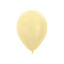 Satin Solid 420 Yellow  Balloons - 5" Latex (100ct)