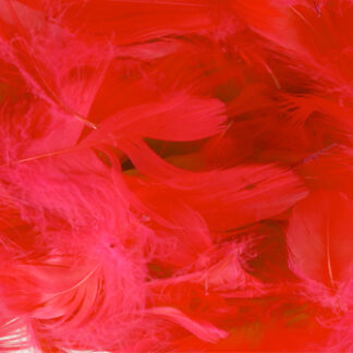 Red No.16  Decorative Feathers - (50g) 3" - 5"
