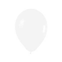Satin 405 White Balloons - 5" Latex (100ct)