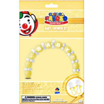 Yellow Baby Shower Balloon Kit