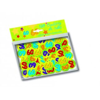 60th Birthday Tropical Table Confetti
