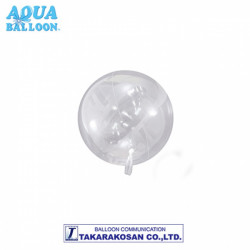 Clear Aqua Balloon - (70mm) (Inflates up to 130mm)