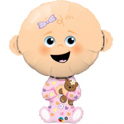 Baby Girl Balloon - 38" Foil EOL