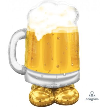 Big Beer Mug Airloonz Foil Balloon - Foil