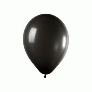 Fashion Solid 080 Black Balloons - 5" Latex (50ct)