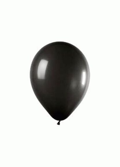 Fashion Solid 080 Black Balloons - 5" Latex (50ct)