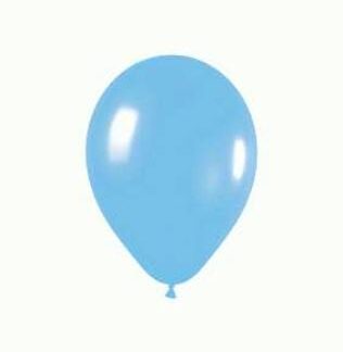 Satin 438 Caribbean Blue Balloons - 12" Latex (50ct)