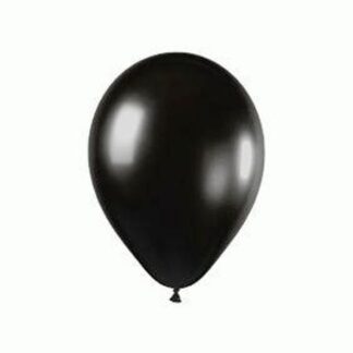 Metallic 580 Black Balloons - 5" Latex (100ct)