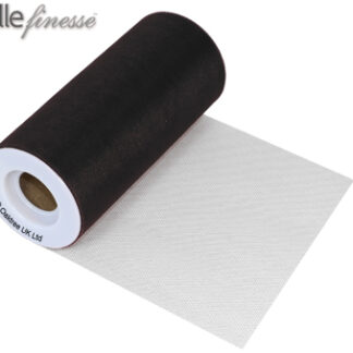 Black Tulle - (6" x 23m)