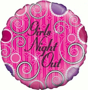 Girls Night Out Balloon - 18" Foil