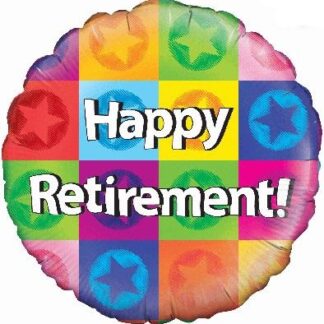 Happy Retirement Balloon - 18" Foil