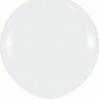 Fashion Solid 005 White Balloons - 36" Latex (2ct)
